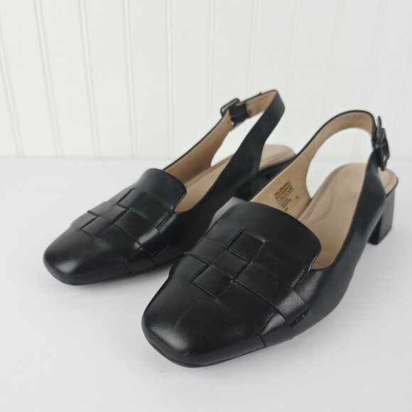 ROCKPORT Leather Women Slingback Flats Size 9 - Picture 11 of 14